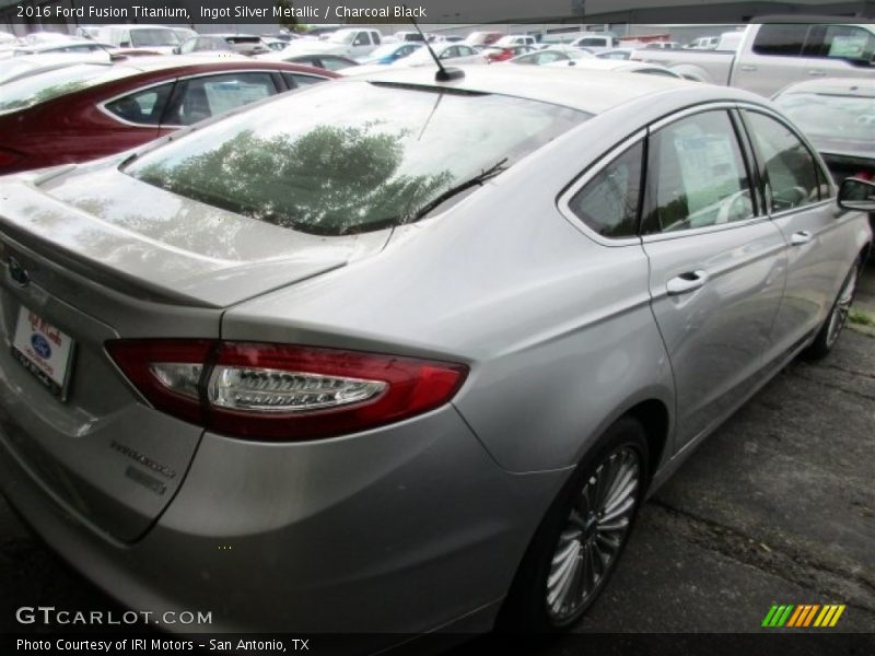 Ingot Silver Metallic / Charcoal Black 2016 Ford Fusion Titanium