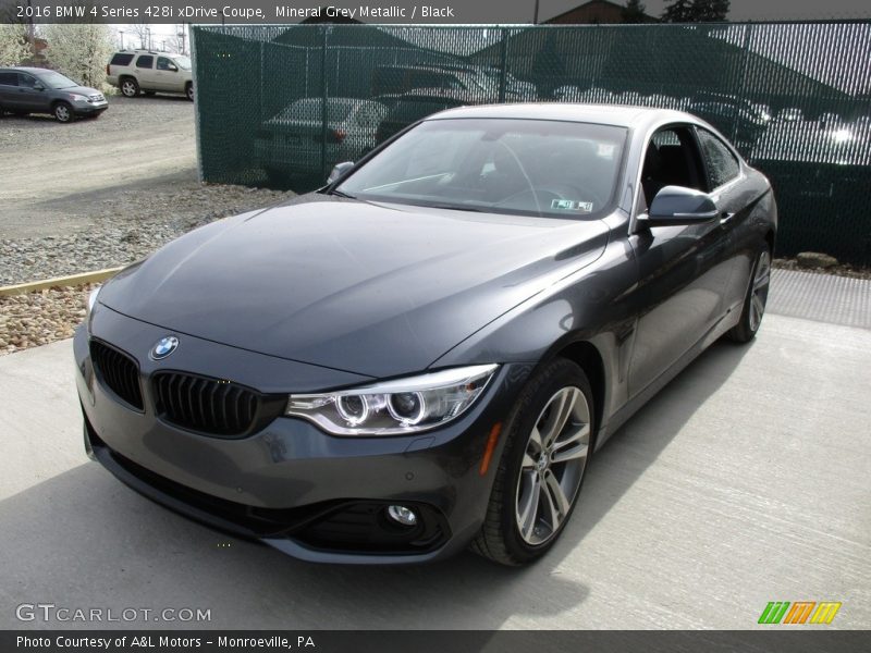 Mineral Grey Metallic / Black 2016 BMW 4 Series 428i xDrive Coupe