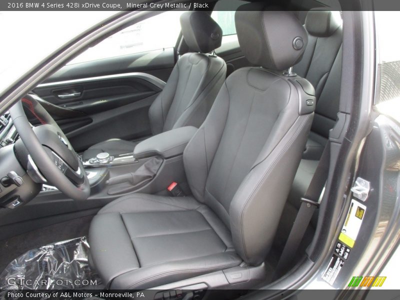 Mineral Grey Metallic / Black 2016 BMW 4 Series 428i xDrive Coupe