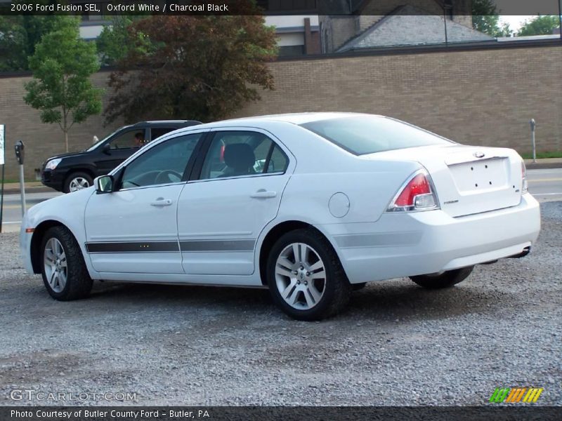 Oxford White / Charcoal Black 2006 Ford Fusion SEL