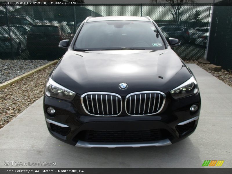 Jet Black / Black 2016 BMW X1 xDrive28i