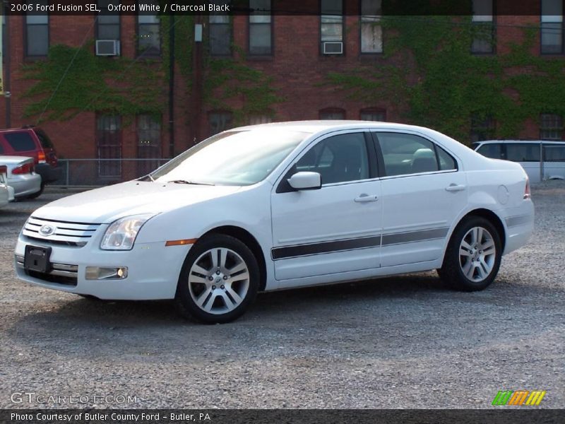 Oxford White / Charcoal Black 2006 Ford Fusion SEL