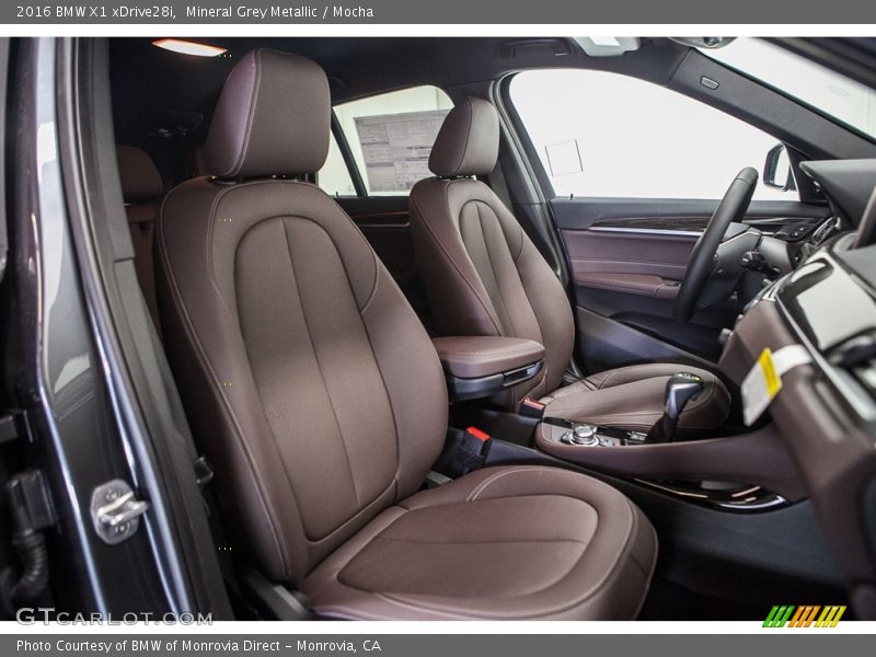 Mineral Grey Metallic / Mocha 2016 BMW X1 xDrive28i