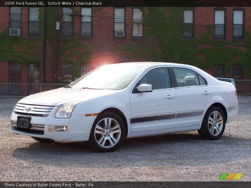 Oxford White / Charcoal Black 2006 Ford Fusion SEL