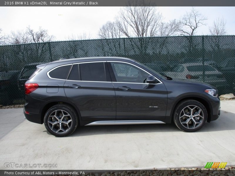 Mineral Grey Metallic / Black 2016 BMW X1 xDrive28i