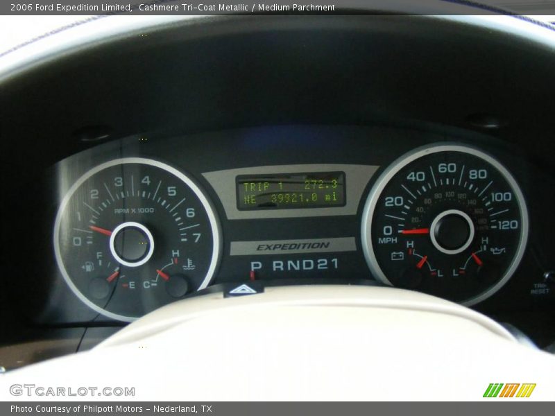 Cashmere Tri-Coat Metallic / Medium Parchment 2006 Ford Expedition Limited