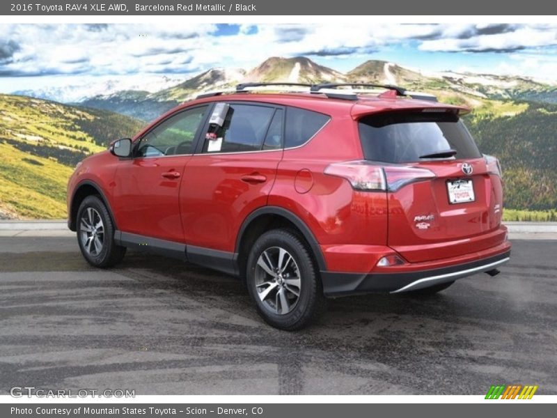 Barcelona Red Metallic / Black 2016 Toyota RAV4 XLE AWD