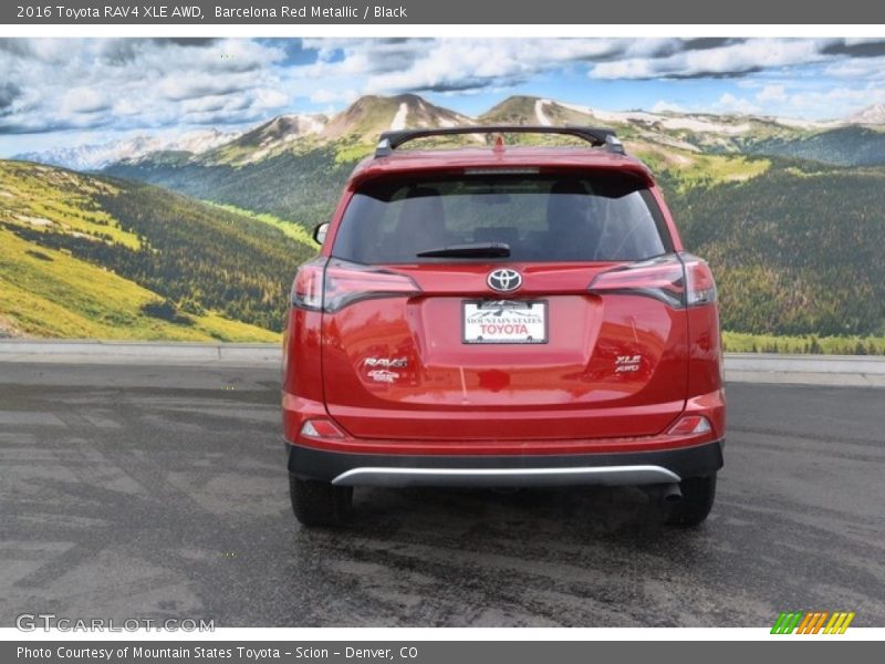 Barcelona Red Metallic / Black 2016 Toyota RAV4 XLE AWD