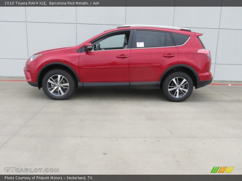 Barcelona Red Metallic / Ash 2016 Toyota RAV4 XLE