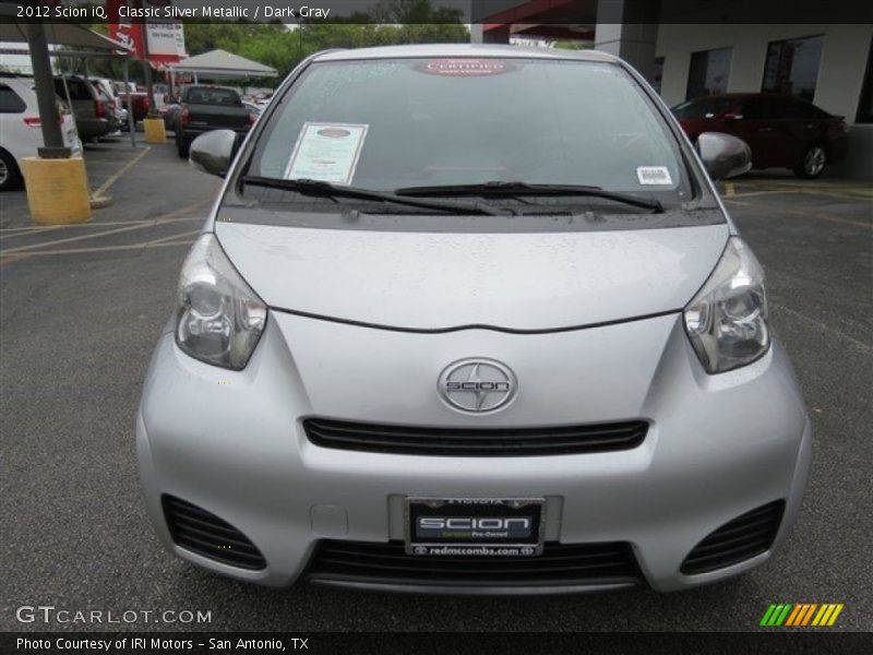 Classic Silver Metallic / Dark Gray 2012 Scion iQ