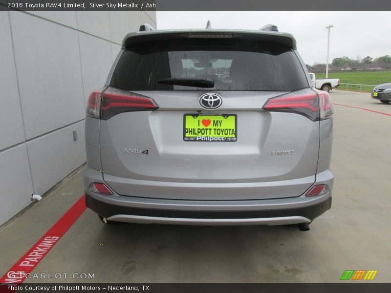 Silver Sky Metallic / Ash 2016 Toyota RAV4 Limited