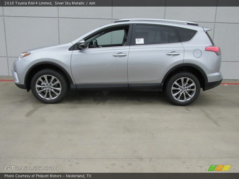 Silver Sky Metallic / Ash 2016 Toyota RAV4 Limited