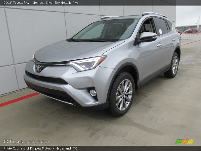 Silver Sky Metallic / Ash 2016 Toyota RAV4 Limited