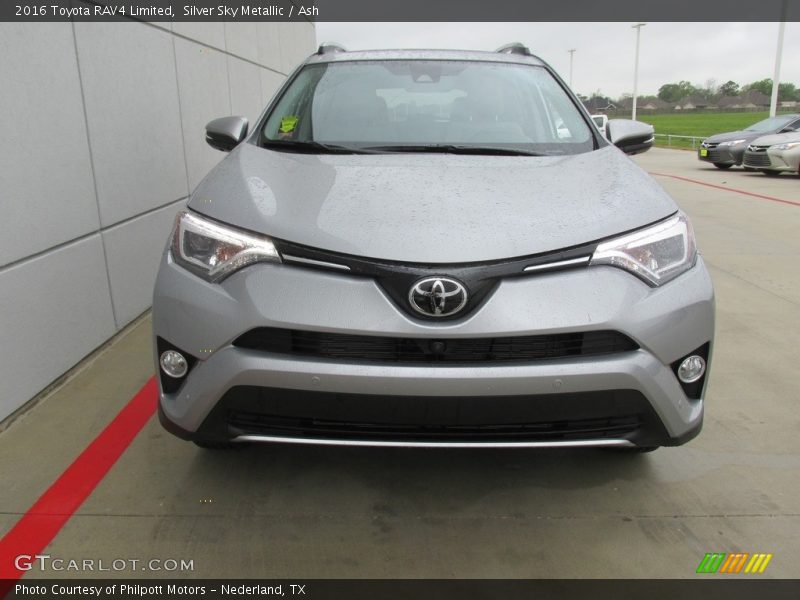 Silver Sky Metallic / Ash 2016 Toyota RAV4 Limited