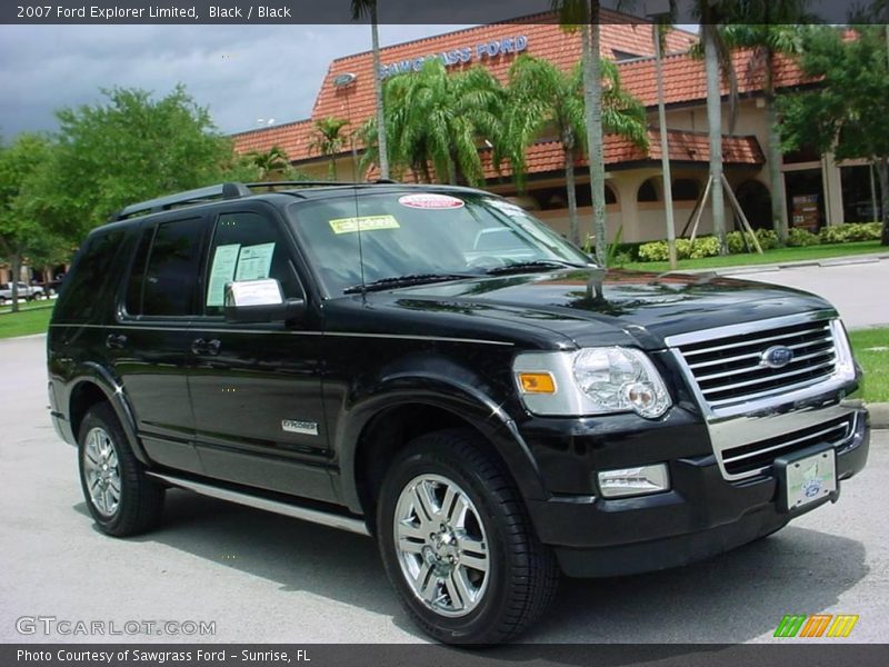 Black / Black 2007 Ford Explorer Limited