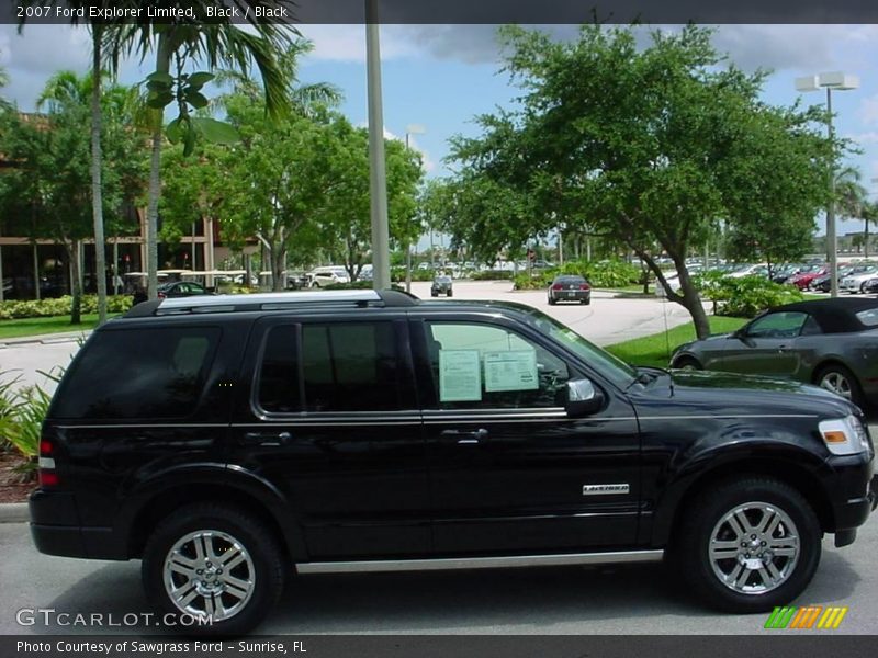 Black / Black 2007 Ford Explorer Limited