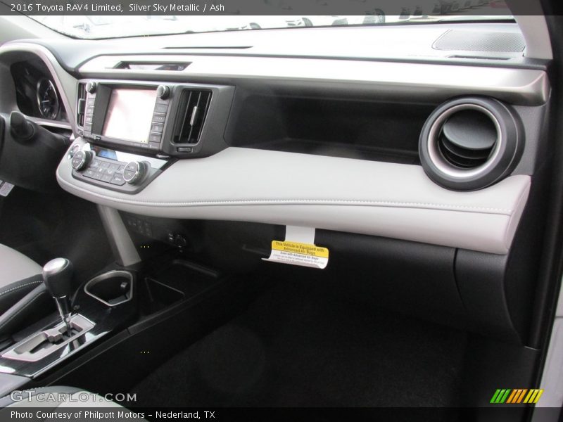 Silver Sky Metallic / Ash 2016 Toyota RAV4 Limited