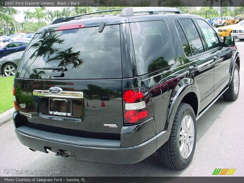 Black / Black 2007 Ford Explorer Limited