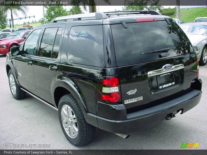 Black / Black 2007 Ford Explorer Limited