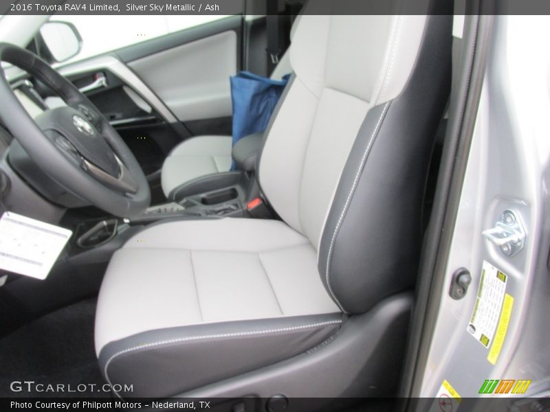 Silver Sky Metallic / Ash 2016 Toyota RAV4 Limited