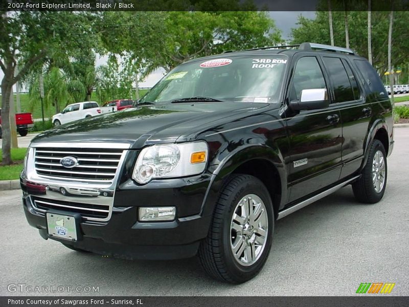 Black / Black 2007 Ford Explorer Limited