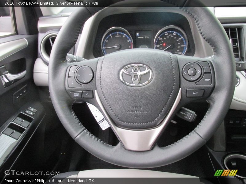 Silver Sky Metallic / Ash 2016 Toyota RAV4 Limited