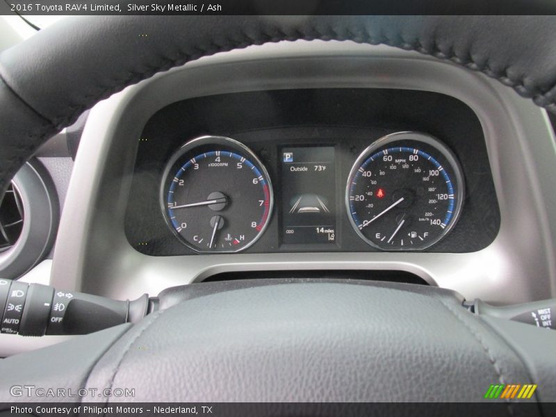 Silver Sky Metallic / Ash 2016 Toyota RAV4 Limited