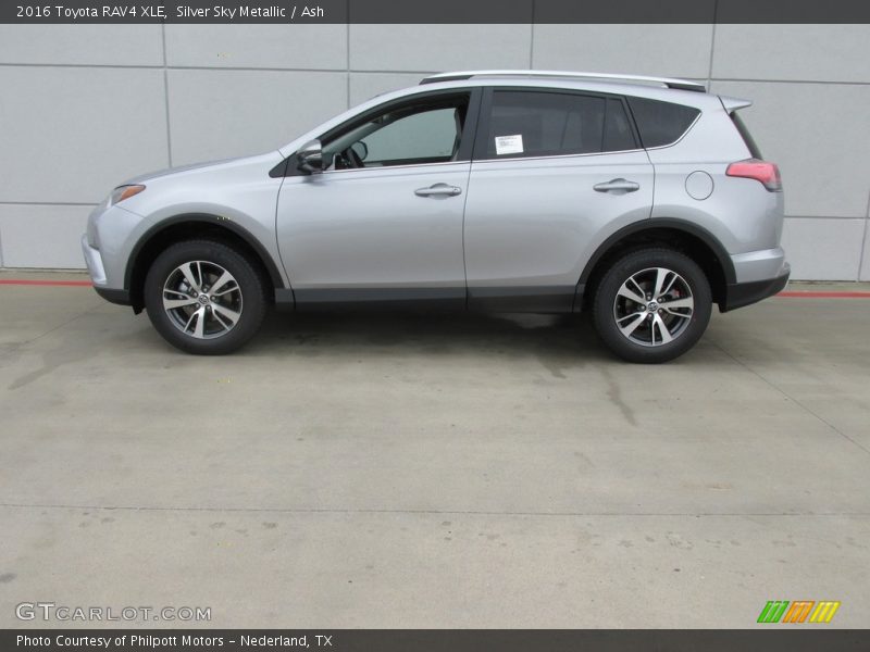Silver Sky Metallic / Ash 2016 Toyota RAV4 XLE