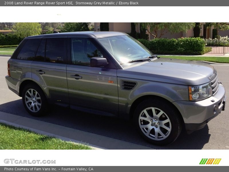 Stornoway Grey Metallic / Ebony Black 2008 Land Rover Range Rover Sport HSE