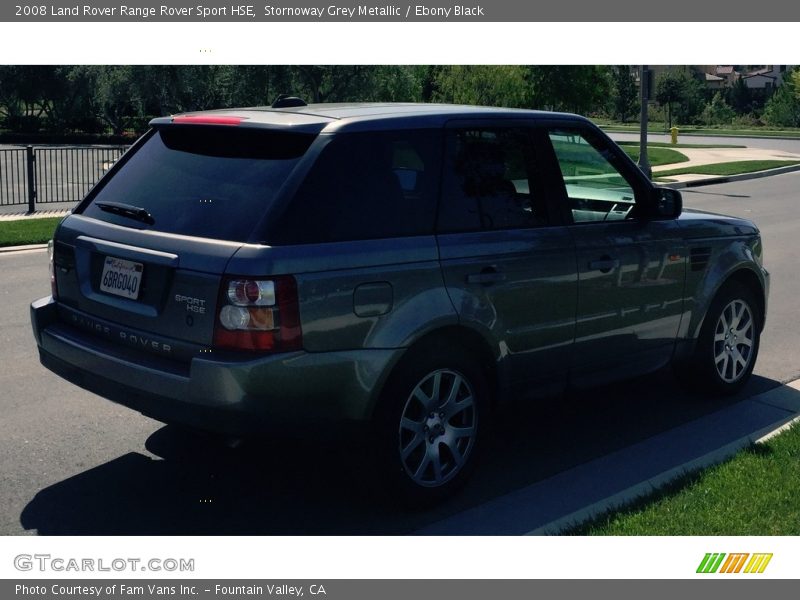 Stornoway Grey Metallic / Ebony Black 2008 Land Rover Range Rover Sport HSE