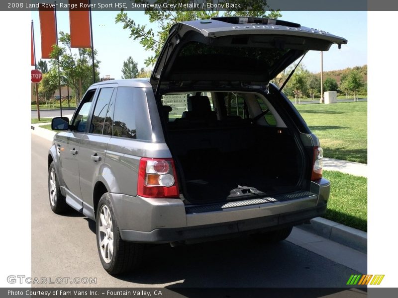 Stornoway Grey Metallic / Ebony Black 2008 Land Rover Range Rover Sport HSE