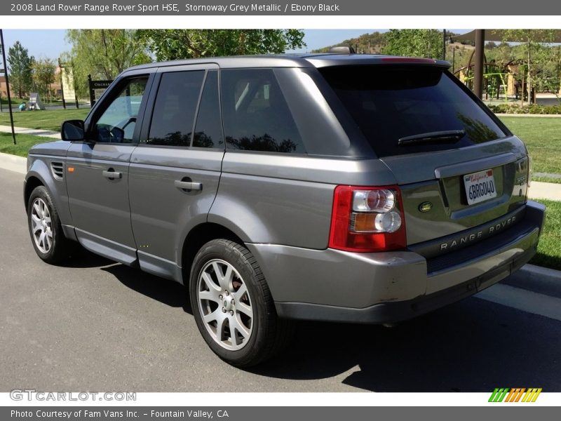 Stornoway Grey Metallic / Ebony Black 2008 Land Rover Range Rover Sport HSE