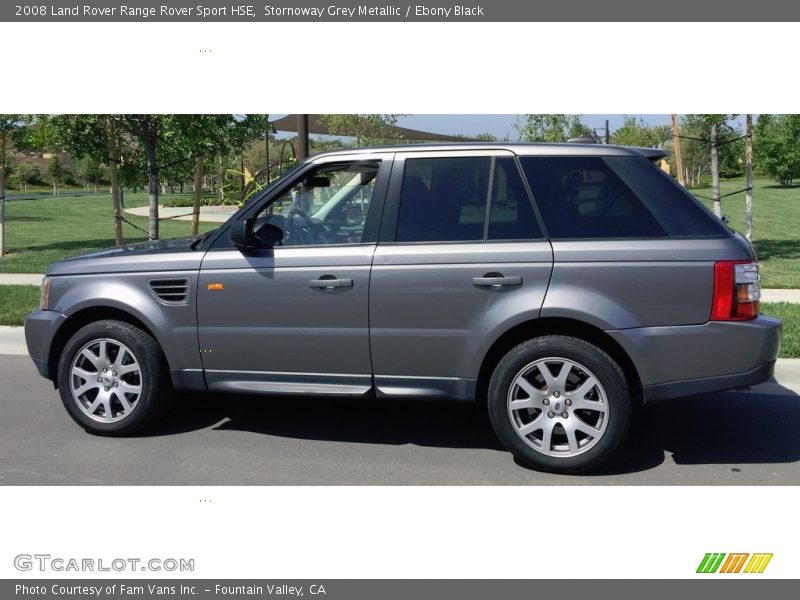 Stornoway Grey Metallic / Ebony Black 2008 Land Rover Range Rover Sport HSE