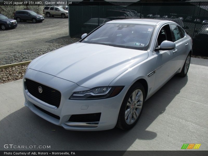 Glacier White / Jet 2016 Jaguar XF 35t AWD