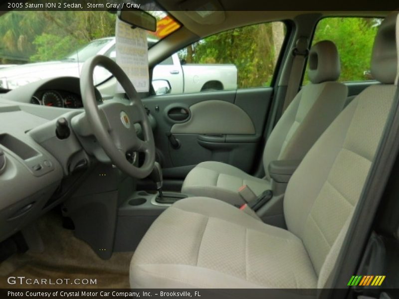 Storm Gray / Gray 2005 Saturn ION 2 Sedan