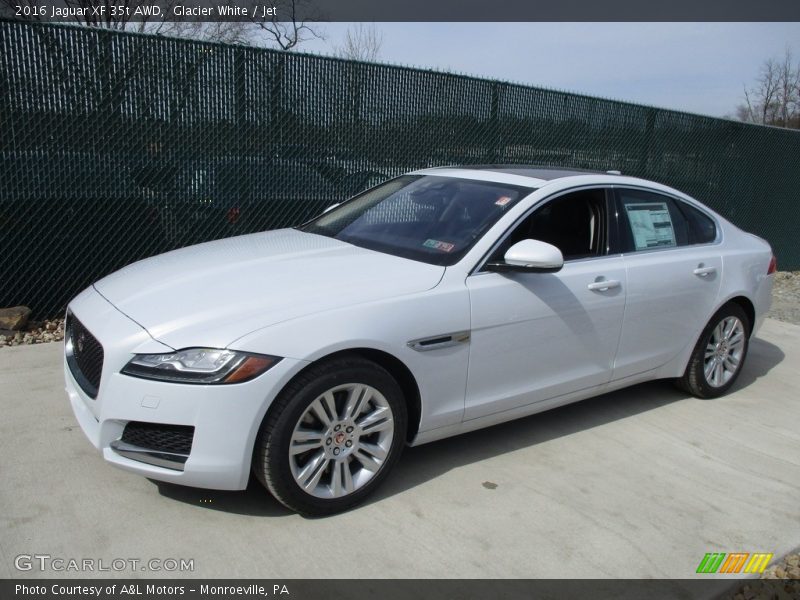 Glacier White / Jet 2016 Jaguar XF 35t AWD