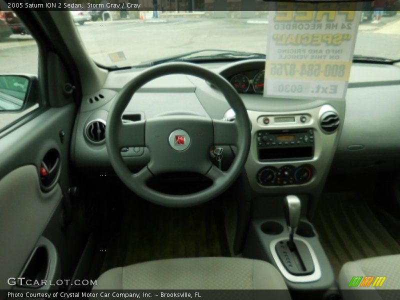 Storm Gray / Gray 2005 Saturn ION 2 Sedan