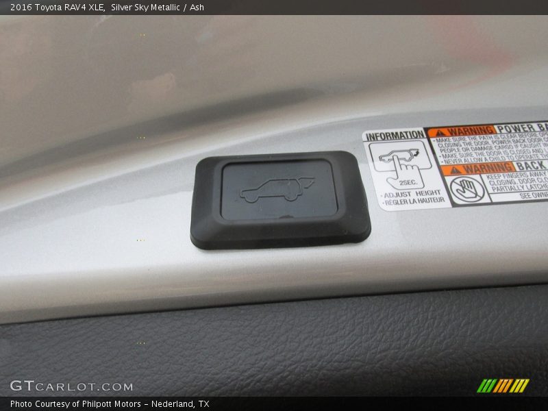 Silver Sky Metallic / Ash 2016 Toyota RAV4 XLE