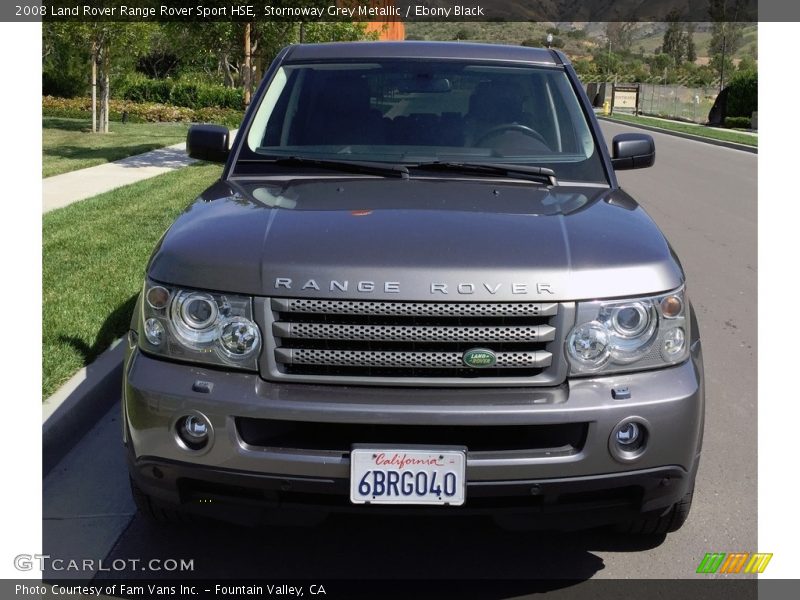 Stornoway Grey Metallic / Ebony Black 2008 Land Rover Range Rover Sport HSE