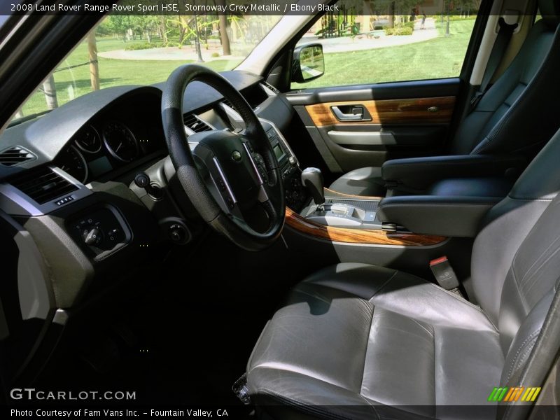 Stornoway Grey Metallic / Ebony Black 2008 Land Rover Range Rover Sport HSE