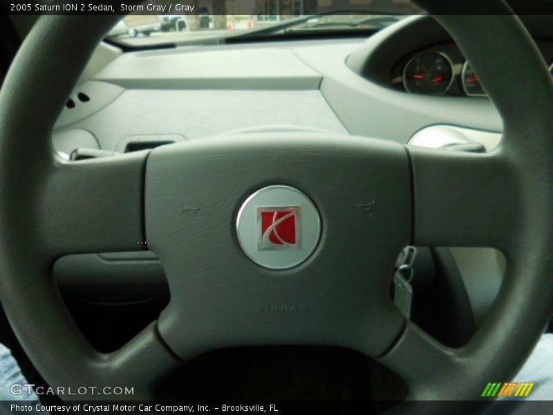 Storm Gray / Gray 2005 Saturn ION 2 Sedan
