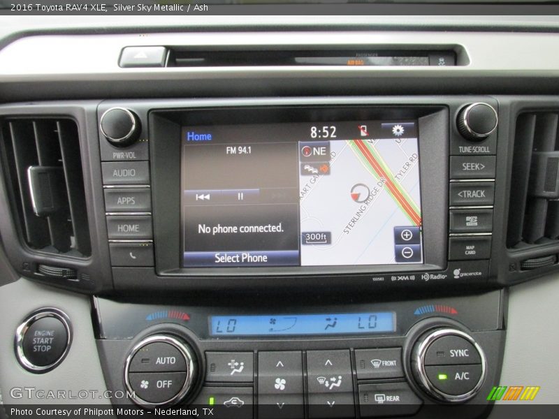 Silver Sky Metallic / Ash 2016 Toyota RAV4 XLE