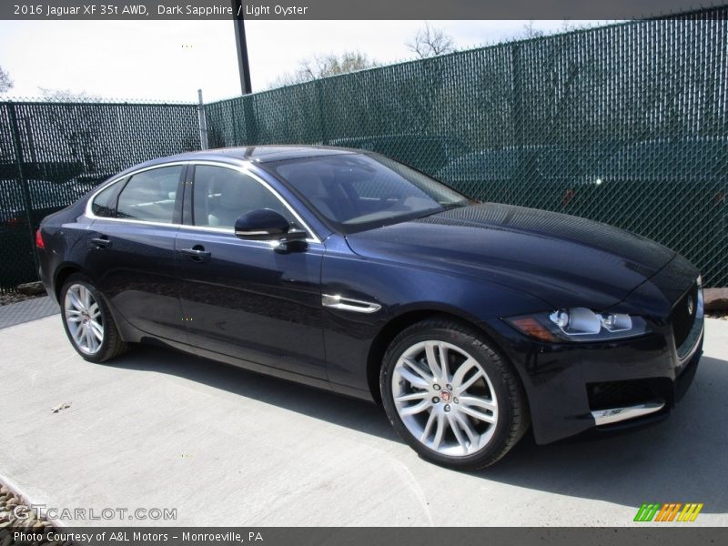 Dark Sapphire / Light Oyster 2016 Jaguar XF 35t AWD