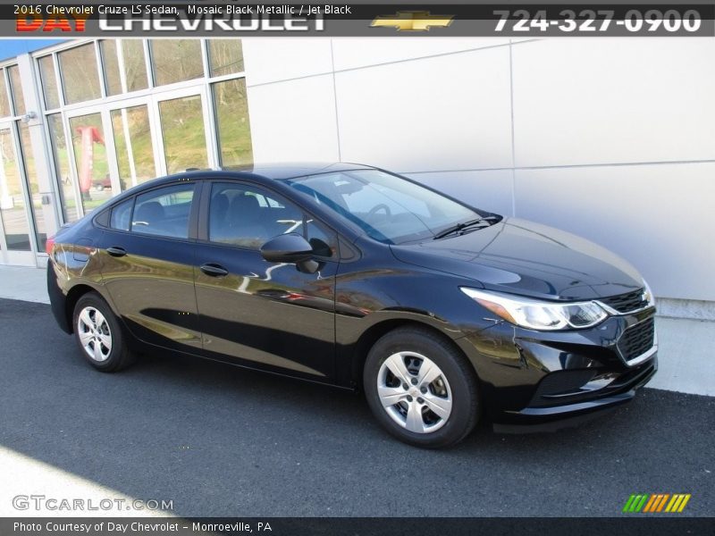 Mosaic Black Metallic / Jet Black 2016 Chevrolet Cruze LS Sedan