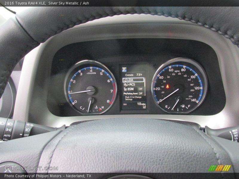 Silver Sky Metallic / Ash 2016 Toyota RAV4 XLE