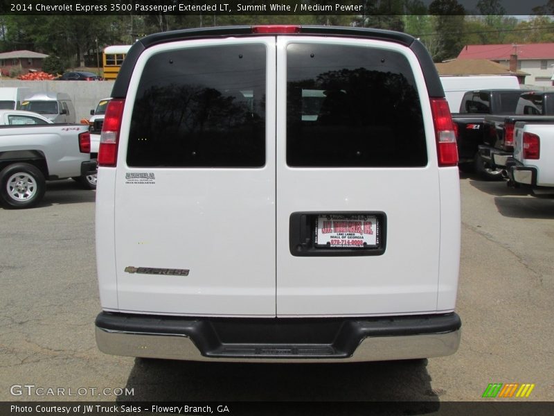 Summit White / Medium Pewter 2014 Chevrolet Express 3500 Passenger Extended LT