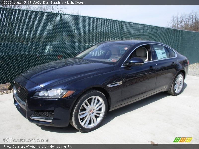 Dark Sapphire / Light Oyster 2016 Jaguar XF 35t AWD