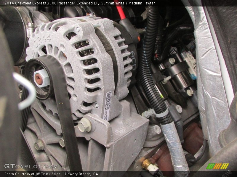 Summit White / Medium Pewter 2014 Chevrolet Express 3500 Passenger Extended LT