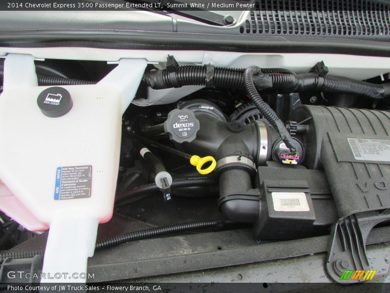 Summit White / Medium Pewter 2014 Chevrolet Express 3500 Passenger Extended LT