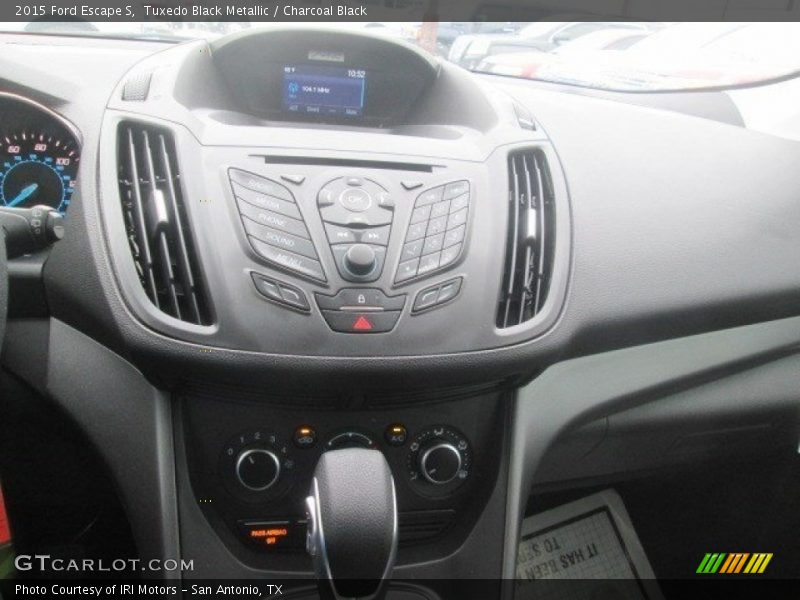 Tuxedo Black Metallic / Charcoal Black 2015 Ford Escape S